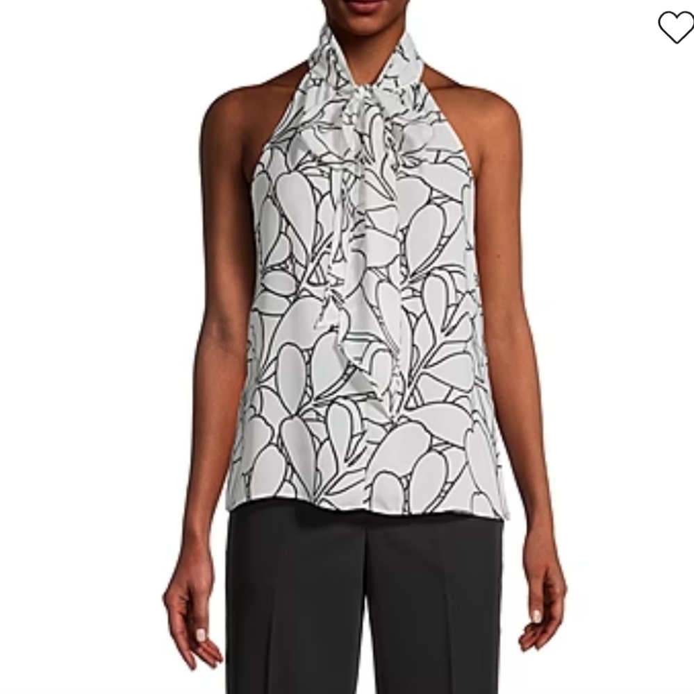 Worthington Sleeveless Mock Neck Top